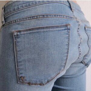 KUT from the KLOTH Jeans Women’s DISTRESSED Straight Leg Plus Size 18W